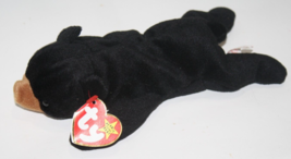 Ty Beanie Baby Blackie Bear 9" New Gift Soft Toy Stuffed Retired 1993 MW... - $10.40
