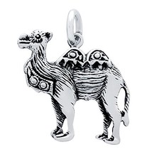 925 Sterling Silver Nickel Free Charms for Charm Bracelets (Camel) - £9.59 GBP