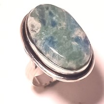 Ruby Fuchsite Gemstone Handmade Fashion Wedding Ring Jewelry 8.25&quot; SA 3663 - £4.73 GBP