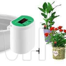 Automatic Plant Waterer System With 4 Irrigation And 2 Chargeable Sprink... - £29.65 GBP