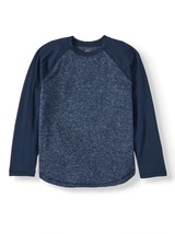 Wonder Nation Boys Knit Long Sleeve Shirt X-SMALL (4-5) Blue Cove New - £9.27 GBP