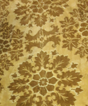  Vintage Fashion Manor Bath Towels Wash Cloth Retro Gold Floral  - £25.37 GBP