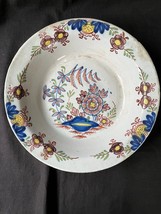 Assiette Florale Polychrome Néerlandaise Antique Du 18E Siècle - $214.81