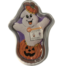 Wilton Cake Pan Haunted Ghost Pumpkin 2105-3070 Halloween Ghost Baseball Insert  - $12.59