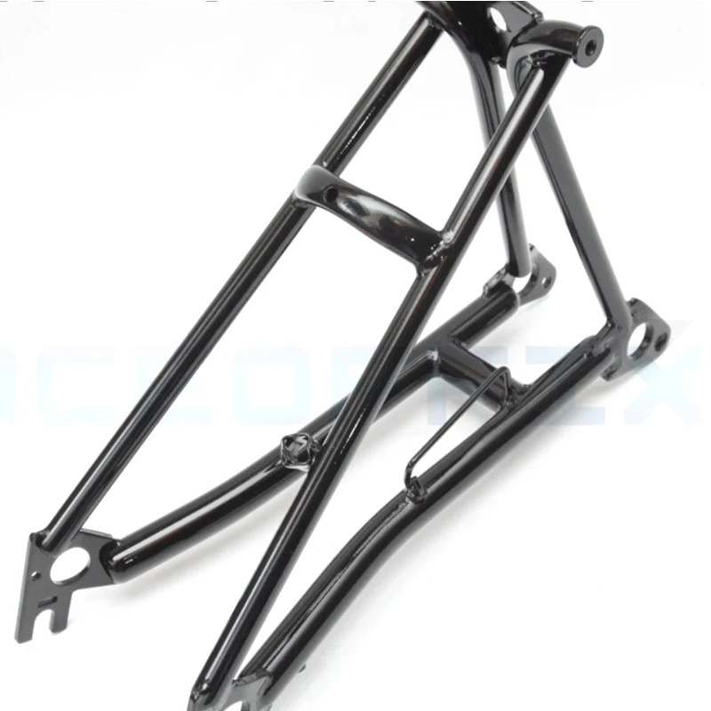 ACEOFFIX Black Rear Triangle for  Folding Bike Fe Steel Rear Rack Bike Acessorie - $145.80