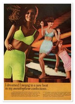 Maidenform Confection Collection A New Beat Vintage 1968 Full-Page Magaz... - $181.21 MXN