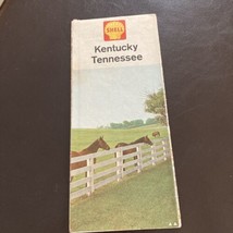 Vintage 1965 Shell Kentucky Tennessee Gas Station Travel Road Map~BR11 - $5.45
