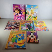 Coloring Books Used Pages Removed Lot of Kids Partial Books - £7.75 GBP