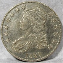 1829 Capped Bust Half Dollar CH AU Details Very Lustrous! AD490 - £354.94 GBP