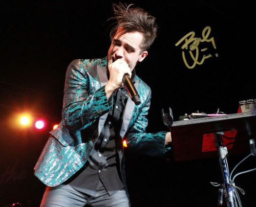 BRENDON URIE SIGNED POSTER PHOTO 8X10 RP AUTOGRAPHED PANIC ! AT THE DISC... - $19.99
