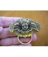 #E-545) Cherub Cupid wings Eyeglass pin pendant ID badge holder - $332.73 MXN