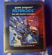 ASTEROIDS Atari 2600 1981 Game Program Cartridge Only - CX2649 - £7.56 GBP