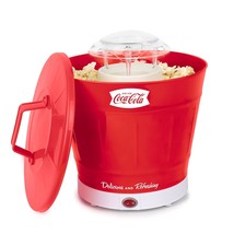 Coca-Cola Hot Air Electric Popcorn Bucket With Lid, 24 Cup, Healthy Oil Free Pop - £56.14 GBP