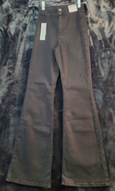 Topshop Bootcut Jeans Women Size 2 Black Denim Cotton 5-Pocket Design Flat Front - £19.91 GBP