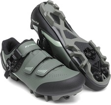 Kyedoo Mountain Bike Shoes Mens Cycling Shoes Quick Ratchet, Spd Clips Includes - £42.68 GBP