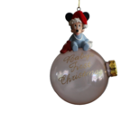 Disney Parks Baby&#39;s First Christmas Ornament - Mickey Mouse Pinkish Hue ... - £31.97 GBP