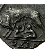 RAREST R5! in RIC. Constantine the Great SHE WOLF suckling Twins. Rome m... - $464.55