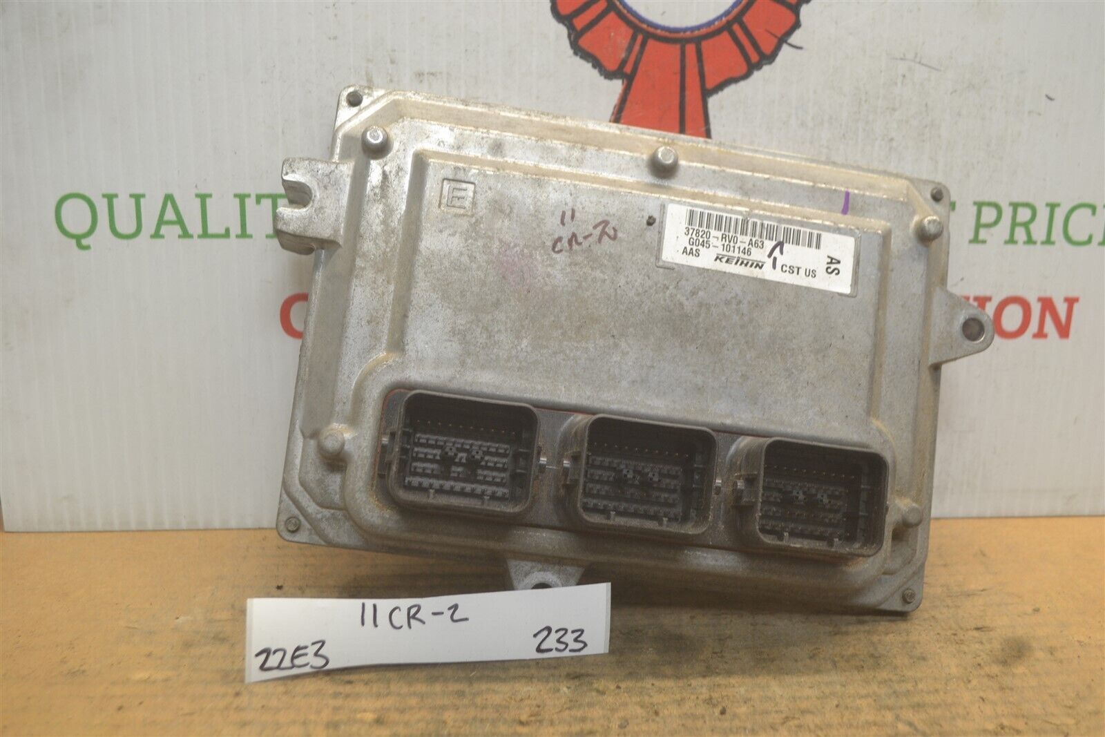 2014-2016 Honda Odyssey Engine Control Unit ECU 37820RV0A63 Module 233-22E3 - £51.12 GBP