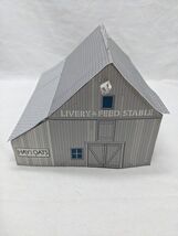 Paper Places 30mm Scale Whitewash City Livery Feed Stable Miniature Terr... - $13.37