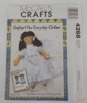 MCCALLS CRAFTS PATTERN #M4268 SOPHIE RAGTIME DOLL LINGERIE PLAYMATE DOLL... - €6,90 EUR