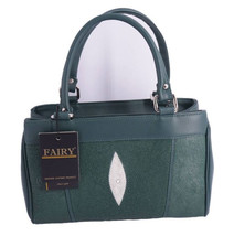 Genuine Stingray Skin Handbag / Shoulder Bag Long Adjusted Strap Women :... - £188.78 GBP