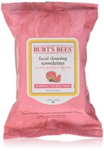Burt&#39;s Bees Facial Cleansing Towelettes, Pink Grapefruit 30 ea (Pack of 2) - £29.25 GBP