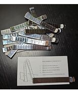 15pcs Stainless Steel Sewing Fixed Ruler Metal Hemming Clips Crimping Clip - $34.06 CAD