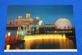 Vintage Ontario Place Postcard Cinesphere Toronto Canada Ontario Place Pavilion - £3.91 GBP