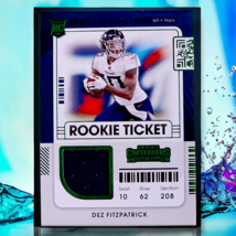 2021 Panini Contenders Dez Fitzpatrick Rookie Variation Sp Jersey Green RSV-DFI - £1.42 GBP