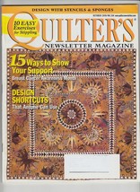 Quilter&#39;s Newsletter Magazine October 2006 Design Shortcuts Stippling Stencils - £6.91 GBP