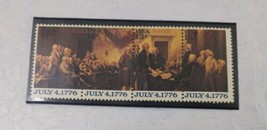 July 4,1776 Signing of Declaration of Independence Day 4th of July Stamps Unused - £6.22 GBP