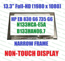 13.3&quot; FHD Matte Ag IPS Display Screen Panel N133hca-e5a C1 - £66.34 GBP