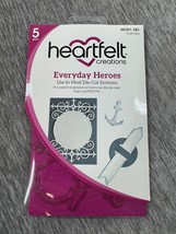 Heartfelt Creations Everyday Heroes Craft Dies 5pc HCD1-761 Scrapbooking... - $24.74