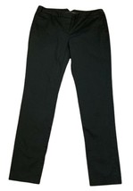 Apostrophe Womens Fiona Skinny Slim Pants Black Flat Front Pockets Stretch 4 - £11.19 GBP