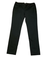Apostrophe Womens Fiona Skinny Slim Pants Black Flat Front Pockets Stret... - $271.79 MXN