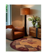 8 x 8 ft. Hand Tufted Wool Contemporary Round Area Rug Multi Color - €235,26 EUR