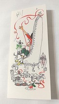 Vintage Girl Lady Cat Hallmark Christmas Card Musical Notes UNUSED With ... - $14.31