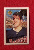 1989 Bowman John Smoltz Rookie Rc #266 Atlanta Braves Free Shipping - $1.79