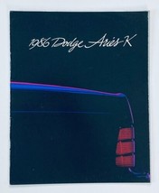 1986 Dodge Aries K Dealer Showroom Sales Brochure Guide Catalog - $9.45