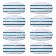 8 Pack Microfibre Steam Mop Pads Compatible With Pursteam Thermapro 10-In-1 - £25.19 GBP