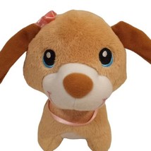 Vtech Care for Me Learning Carrier Plush Replacement 6&quot; Puppy Dog Pink Bow ONLY  - £6.73 GBP