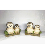 Mom and Baby Owls Figurines/Ceramic (Brinns) - Adorable set of two! Fast... - £11.55 GBP