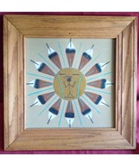 Vintage Navajo Sand Painting Native American Indian Art - $67.21 CAD