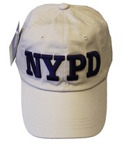 3 Pack NYPD Baseball Hat New York Police Cap Khaki One Size - £19.52 GBP