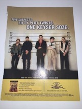 The Usual Suspects DVD Vintage Magazine Print Ad Advertisment - £3.90 GBP