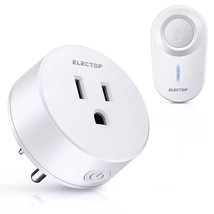 Remote Control Outlet 15A/1500W Wireless Outlet Power Switch SW-CK1&amp;SW-R05 - $38.63