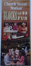 Vintage Church Street Station Downtown Orlando FL Brochure - $56.91 MXN