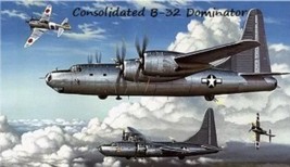 Vintage Warplane Consolidated B-32 Dominator Magnet #1 - £78.22 GBP