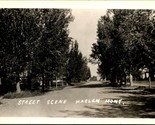 RPPC Street Scene Harlem Montana MT UNP Postcard C11 - $10.84