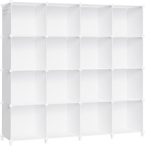 16-Cube Storage Shelf, Storage Bookcase Bookshelf With Metal Hammer,, 11... - £44.81 GBP